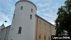 资料照片:立陶宛总统府。(2023年7月16日)