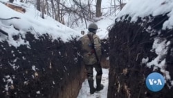 VOA英语视频:“前线无战事”——踏雪走入乌军战壕 VOA英语视频:“前线无战事”——踏雪走入乌军战壕