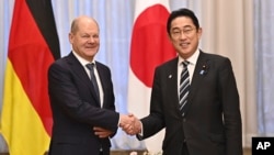 德国总理朔尔茨(Olaf Scholz)与日本首相岸田文雄(Fumio Kishida)周六(3月18日)在东京举行首轮会谈。
