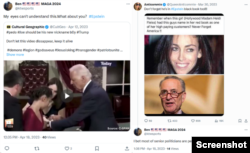 这个名为Ben MAGA 2024 的帐户已被确定为中国垃圾网络影响力运动的一员。该账户散步虚假信息,指责现任总统拜登有恋童癖。(照片来源:Institute of Strategic Dialogue 战略对话研究所)