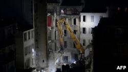 Công tác cứu hộ tại 'rue Tivoli', Marseille, Pháp, ngày 9/4/2023.