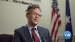 VOA英语视频:美国国防部副部长卡尔在五角大楼接受美国之音采访的视频片段 VOA英语视频:美国国防部副部长卡尔在五角大楼接受美国之音采访的视频片段