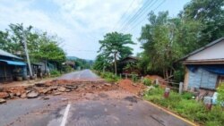 ကော့ကရိတ်နဲ့ကြာအင်းဆိပ်ကြီးကြား လမ်းမပိုင်းတချို့ ဖျက်ဆီးခံရ ကော့ကရိတ်နဲ့ကြာအင်းဆိပ်ကြီးကြား လမ်းမပိုင်းတချို့ ဖျက်ဆီးခံရ