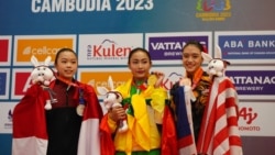 SEA Games အားကစားပွဲမှာ ရွှေ ၁၅ ဆုနဲ့ မြန်မာ အဆင့် ၈ မှာရှိ
 SEA Games အားကစားပွဲမှာ ရွှေ ၁၅ ဆုနဲ့ မြန်မာ အဆင့် ၈ မှာရှိ