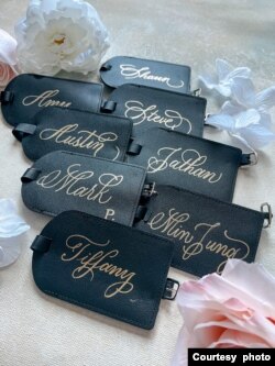 Karya Nathania Dianda, seniman kaligrafi di Washington, D.C. (dok: Nathania Dianda)