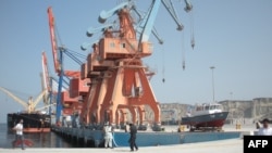 资料照片:巴基斯坦瓜达尔港。(2017年10月4日)