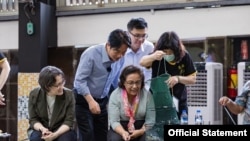 赖清德就职总统前夕,邀请台湾友邦元首体验“钓虾”休闲活动。(台湾总统府提供)