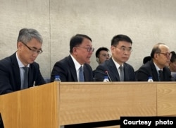 香港政务司司长陈国基担任中国代表团副团长,联同香港特区政府官员以中国代表团成员身分出席会议 (照片来源: 香港政府网站)