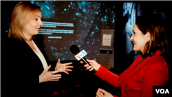 Ліз Трасс під час інтерв'ю кореспондентці Голосу Америки Тетяні Ворожко, 28 листопада 2023 року