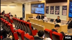 致力维护言论和写作自由的独立中文笔会在台北召开年会,许多大陆异议作家低调参与。(美国之音特约记者杨安摄影)