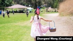 王中伟的女儿现已适应了美国的生活(照片由受访者提供)