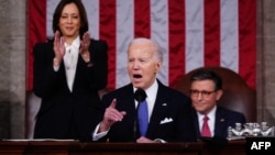美国总统拜登2024年3月7日晚在国会做国情咨文讲话