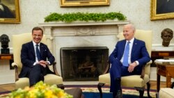 "ဆွီဒင် NATO အဖွဲ့ဝင်ဖြစ်ရေး ကန်အပြည့်အ၀ထောက်ခံ" ကန်သမ္မတ  "ဆွီဒင် NATO အဖွဲ့ဝင်ဖြစ်ရေး ကန်အပြည့်အ၀ထောက်ခံ" ကန်သမ္မတ