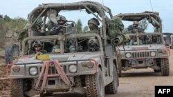 以色列士兵在南部的加沙边界巡逻。(2023年11月28日)