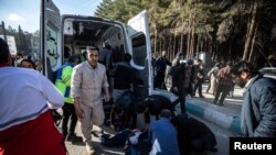 伊朗革命卫队精锐圣城旅前指挥官卡西姆·苏莱曼尼(Qassem Soleimani)墓地1月3日举行的周年纪念活动上发生炸弹爆炸,100多人死亡。