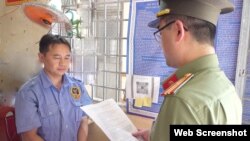 Cơ quan An ninh điều tra Công an tỉnh Lâm Đồng bắt giam ông Hoàng Việt Khánh ngày 1/3/2024.