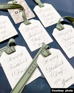 Hasil kaligrafi Telisa Rossein (dok: Telisa Rossein)