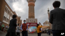 资料照片:中国新疆乌鲁木齐。(2021年4月21日)