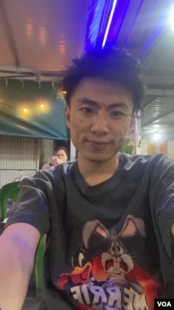 2023年1月下旬,柴松逃亡途中在泰国留影 (柴松提供图片)