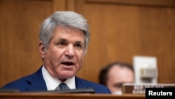 美国国会众议院外交事务委员会首席共和党人、来自德克萨斯州的联邦众议员迈克尔·麦考尔(Michael McCaul) (资料照片)