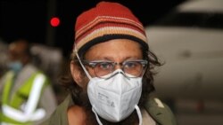 Frontier Myanmar သတင်းခန်းအယ်ဒီတာ Danny Fenster ပြန်လည်လွတ်မြောက်လာစဉ်။