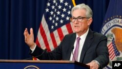 资料照片:美联储主席鲍威尔。