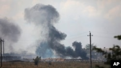 克里米亚半岛俄罗斯一个弹药库发生爆炸(2022年8月16日)