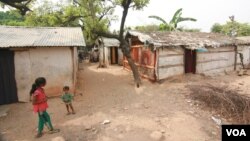 资料照片:印度北方查谟的一处罗兴亚难民营。