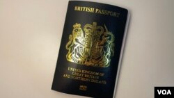 英国国民海外护照 (美国之音/郑乐捷)