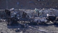 ယူကရိန်းမြို့တော်တဝန်း ပေါက်ကွဲသံတွေ ပစ်ခတ်သံတွေ ကြားနေရ ယူကရိန်းမြို့တော်တဝန်း ပေါက်ကွဲသံတွေ ပစ်ခတ်သံတွေ ကြားနေရ