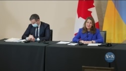 Христя Фріланд: для того, щоб Україна перемогла ми розуміємо, що вам потрібна зброя, гроші і санкції, і ми працюємо над цим. Відео