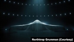 即将在加利福尼亚两项的美军最新隐形战略轰炸机B-21“突袭者”。(诺斯普罗·格鲁曼公司照片)