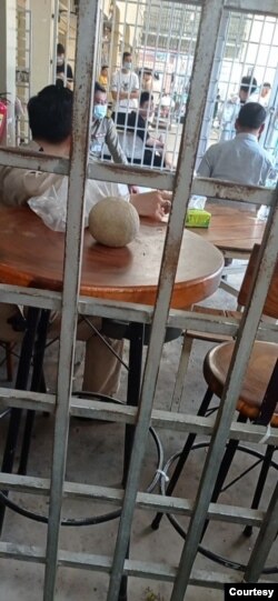 受害者洪莺所在的柬埔寨金边移民局(照片由洪莺拍摄)