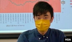 葵青区议会前副主席张文龙表示,不分政治光谱的香港市民都希望换特首 (美国之音/汤惠芸)