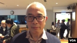 香港资深媒体人程翔 (美国之音记者申华 拍摄)