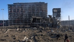 基辅一座被攻击过后的商场(2022年3月21日)