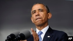 奥巴马总统(5月28日在西点军校演讲照)