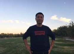 资料照:河南亿诺金融爆雷事件维权人士刘晓辉 (刘晓辉提供图片)