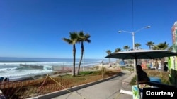 “香港锤佬”2021年1月10日穿越美墨边境时拍摄的当地照片。(本人提供)