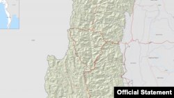 Kale, Falm and Hakha (MIMU)
စစ်ကိုင်းတိုင်း ကလေးမြို့နဲ့ နယ်ချင်းထိစပ်နေတဲ့ ချင်းပြည်နယ်က ဖလမ်းနဲ့ ဟားခါးမြို့များ။