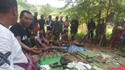 သေ့ဘောဘိုး စစ်ကောင်စီစခန်းကနေ စစ်သုံ့ပန်း ၆ ဦးနဲ့ စစ်လက်နက်များ သိမ်းဆည်းရမိ ( သေ့ဘောဘိုး စစ်ကောင်စီစခန်းကနေ စစ်သုံ့ပန်း ၆ ဦးနဲ့ စစ်လက်နက်များ သိမ်းဆည်းရမိ (