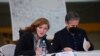 Саманта Пауер, адміністраторка Агентства США з міжнародного розвитку (USAID), виступає на брифінгу про гуманітарні зусилля для України, очолюваному Держсекретарем США Ентоні Блінкеном, в аеропорту Жешув-Ясьонка, Польща, 25 березня 2022 р. REUTERS/Evelyn Hockstein