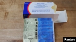 资料照片:辉瑞新冠口服药Paxlovid。