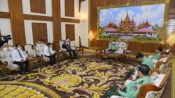 ငြိမ်းချမ်းရေးဆွေးနွေးပွဲတက်ဖို့ တိုင်းရင်းသားလက်နက်ကိုင်အဖွဲ့တွေကို စစ်ကောင်စီ ထပ်မံ ဖိတ်ခေါ် ငြိမ်းချမ်းရေးဆွေးနွေးပွဲတက်ဖို့ တိုင်းရင်းသားလက်နက်ကိုင်အဖွဲ့တွေကို စစ်ကောင်စီ ထပ်မံ ဖိတ်ခေါ်