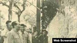 反右时期兴起的大字报和大鸣大放曾得到毛泽东的赞许 (资料图片)