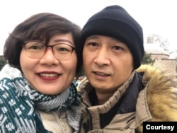 资料照:“长沙富能”负责人程渊和妻子施明磊