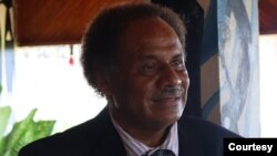 所罗门群岛首位驻中国大使约翰·莫法特·傅桂(John Moffat Fugui)(图片来源:所罗门群岛外交和对外贸易部)