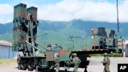 Hệ thống tên lửa đất đối không Sky Bow III của Đài Loan.