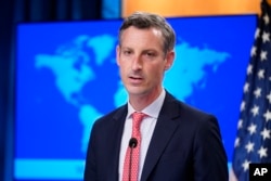 资料照:美国国务院发言人内德·普赖斯(Ned Price)
