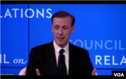 2022年11月7日,美国国家安全顾问沙利文在纽约参加外交关系协会主办的一场题为“常识与外交政策战略”的对话。